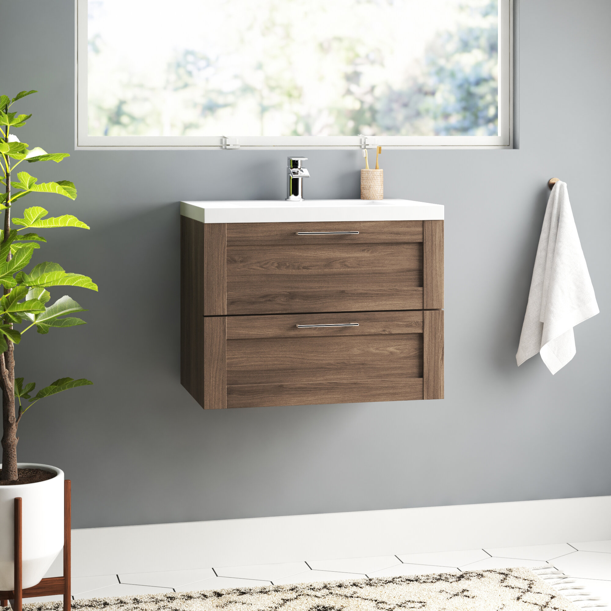 Yerger 30 Single Bathroom Vanity Set Reviews Allmodern