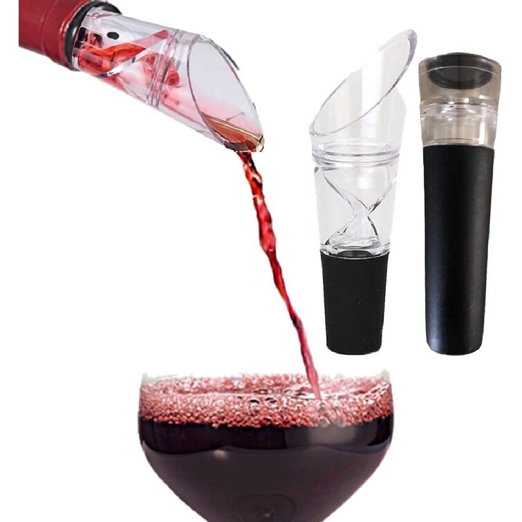 Wine Aerator Sommelier Decanter Pourer Spout 2 Pack Boxed Gift Ready 