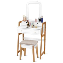 makeup vanity dresser combo