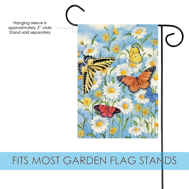 Toland Home Garden 112596 Flight of The Butterflies 12.5 X 18 Decorative USA-Produced Garden Flag