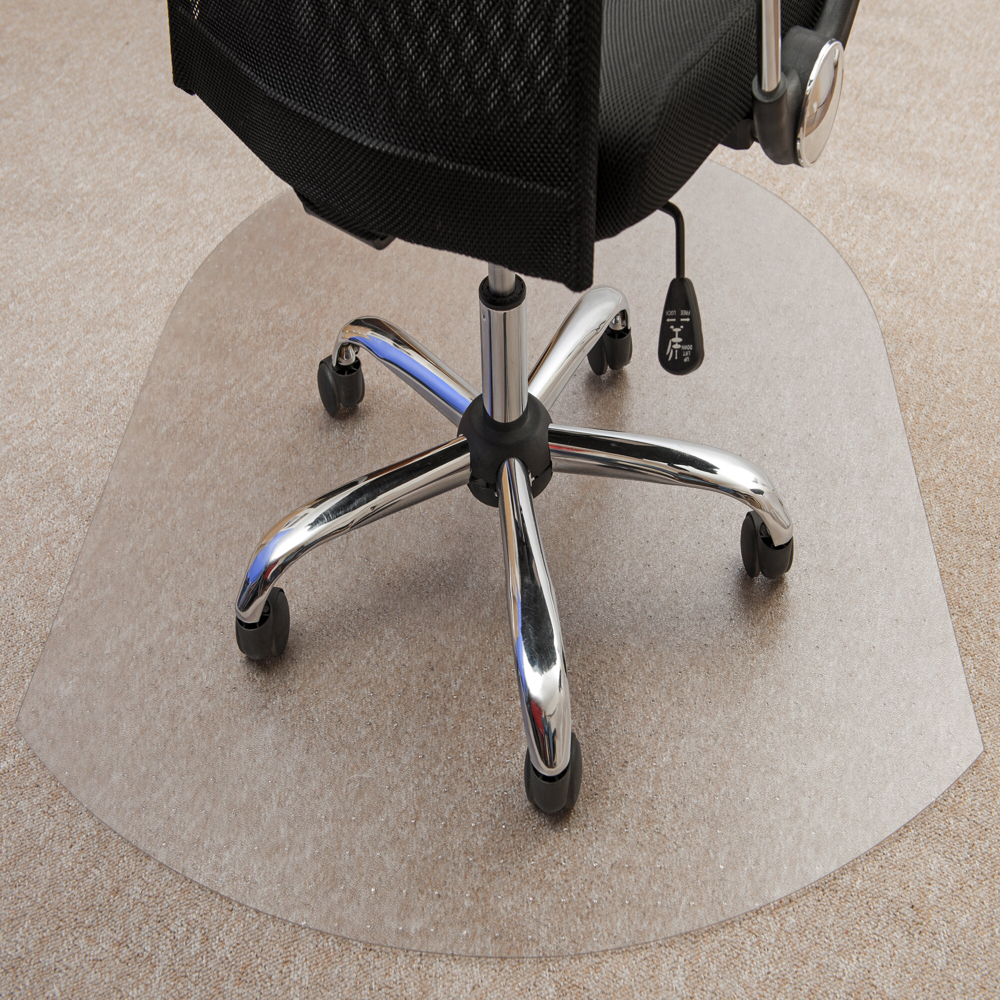 FLOORTEX Cleartex Beveled Oval Chair Mat & Reviews | Wayfair