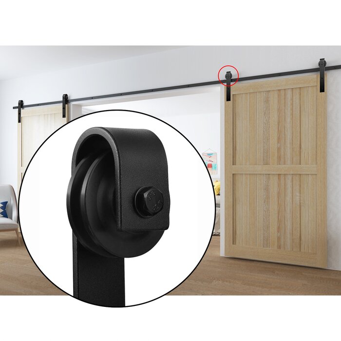 Watqen Heavy Barn Door Track Wayfair Ca