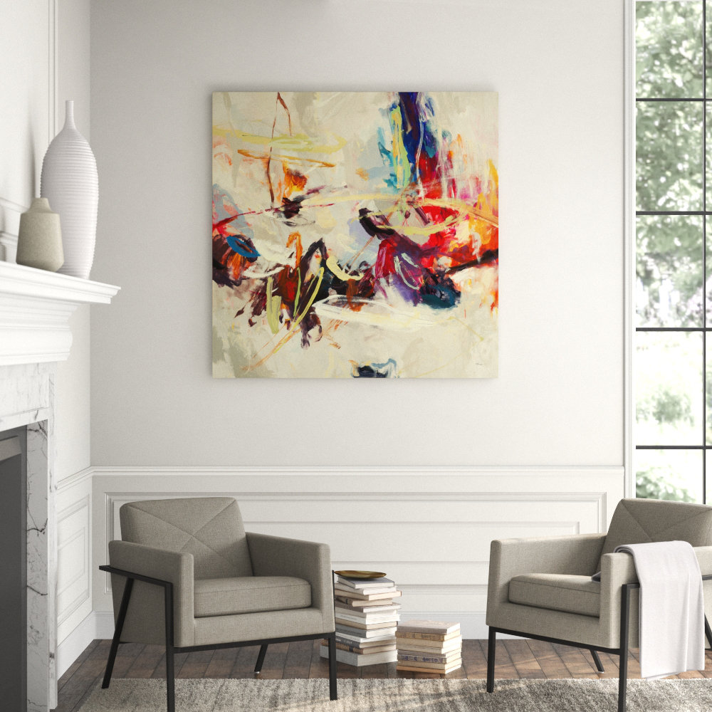 Clicart Positive Energy Iii By Randy Hibberd Wrapped Canvas