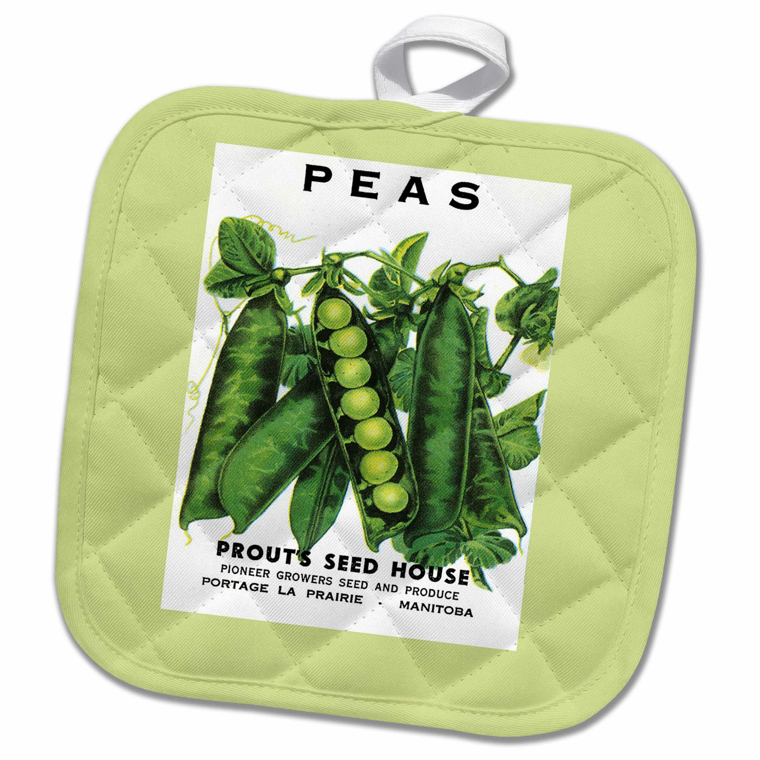 3drose Peas Peas In The Pods Vegetable Seed Packet Reproduction Potholder Wayfair