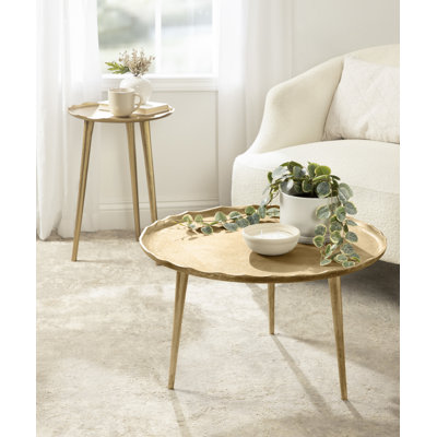 Rory Aluminum 3 Legs Coffee Table