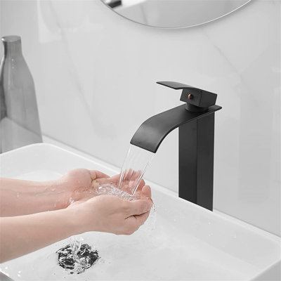 incomplete, missing the nozzle.Vessel Sink Faucet Bathroom with Drain Assembly