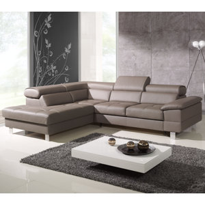 Modulares Ecksofa Rome mit Bettfunktion von Home..