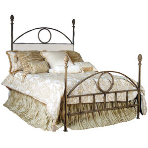 Queen Upholstered Four Poster Bed by Corsican