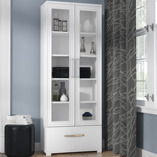5 Shelf Door Equipped Bookcases You Ll Love In 2020 Wayfair