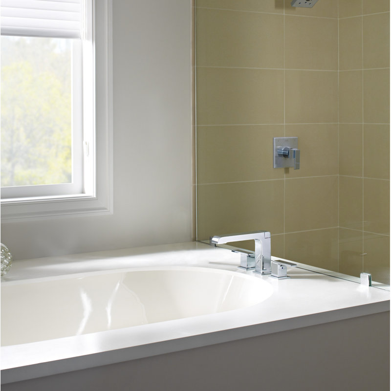 Delta Ara Double Handle Deck Mounted Roman Tub Faucet Trim Wayfair
