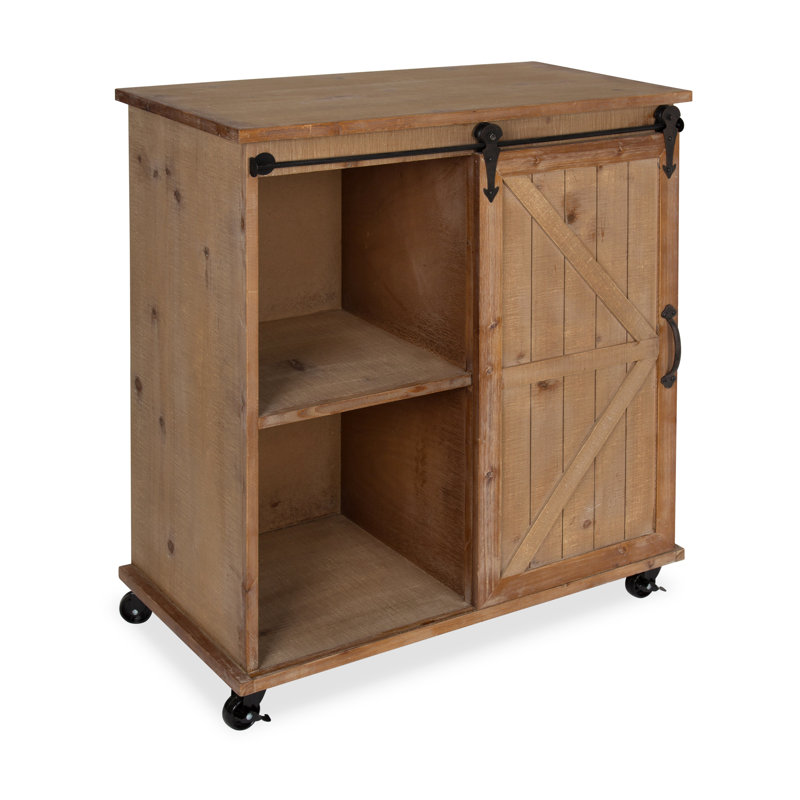 Gracie Oaks Banbury Multi Purpose Wooden Rolling Kitchen Cart Reviews Wayfair
