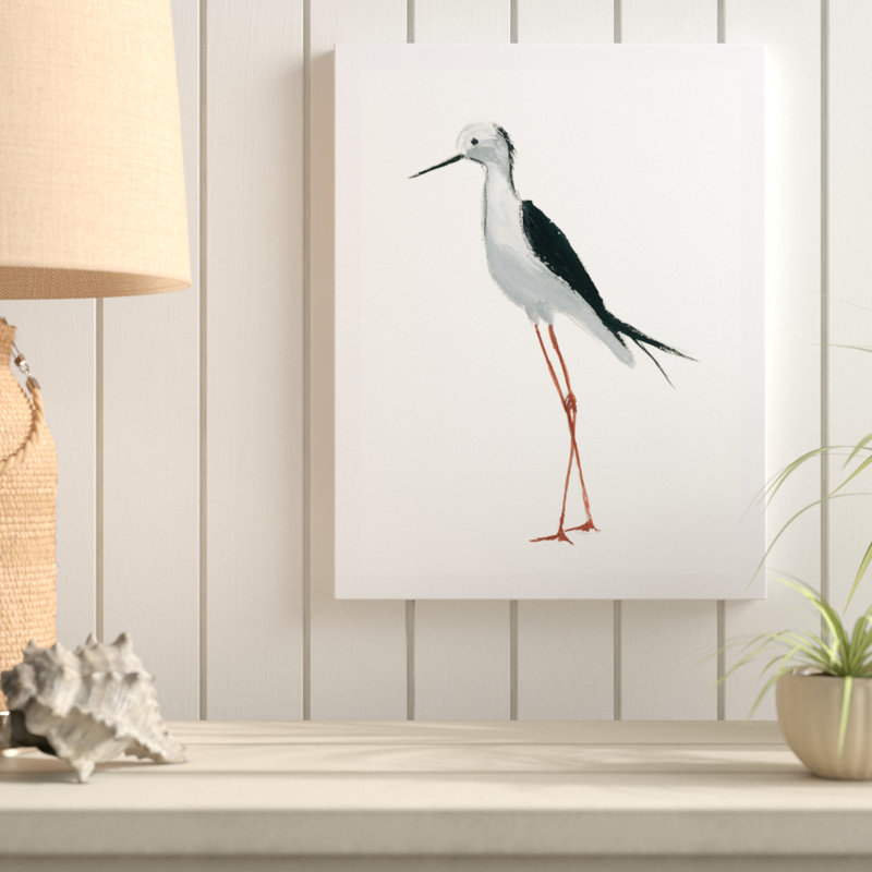 Highland Dunes Painted Bird Framed Watercolor Painting Print