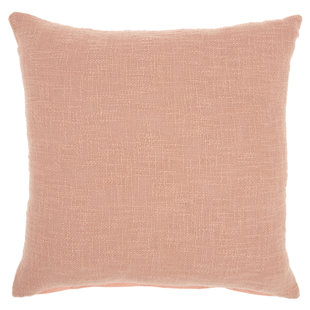rose colored pillows