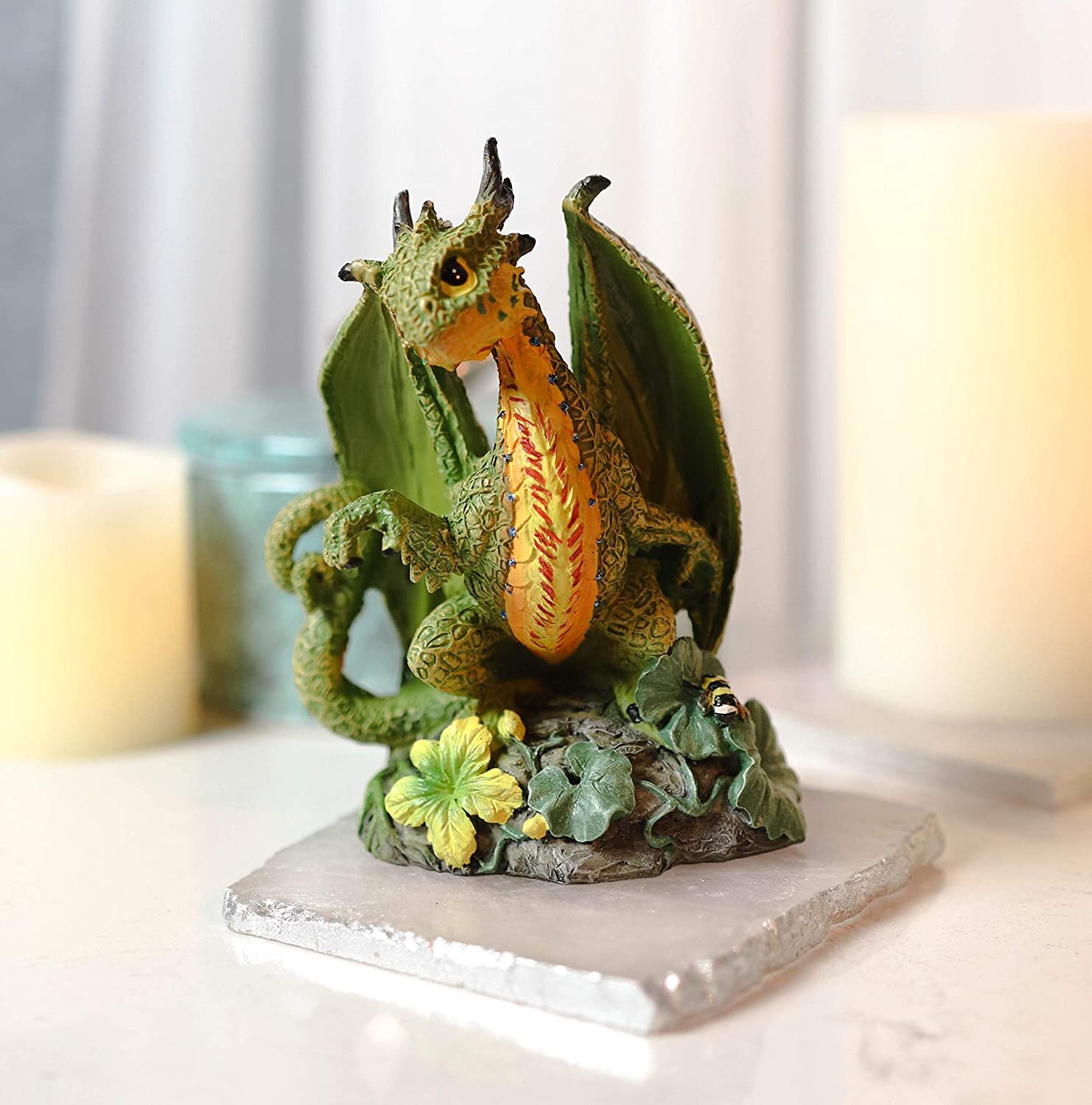 Trinx Andriena Garden Fruits and Vegetables Dragon Figurine | Wayfair