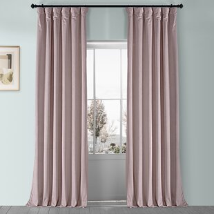 Ballet Pink Velvet Curtains | Wayfair