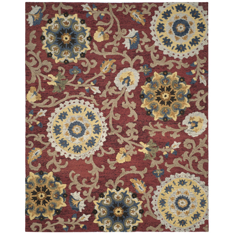 Langley Street Ferrera Handmade Tufted Wool Multi-Colored Rug & Reviews ...