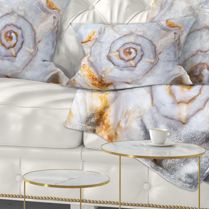 East Urban Home Animal Great Skeleton Of Sea Shell Lumbar Pillow