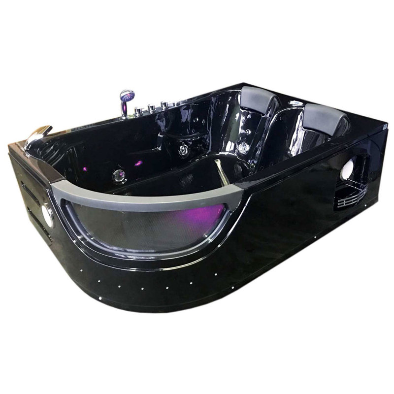 Simba USA Orion 72" x 48" Corner Whirlpool Bathtub | Wayfair