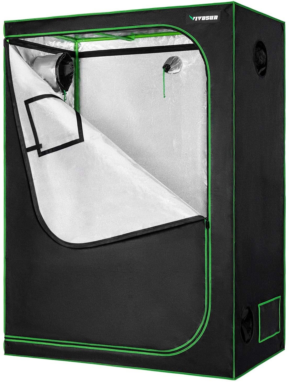 Details about   VIVOSUN Mylar Reflective Grow Tent Hydroponics Grow Room 120"x60"x80" 10x5FT 