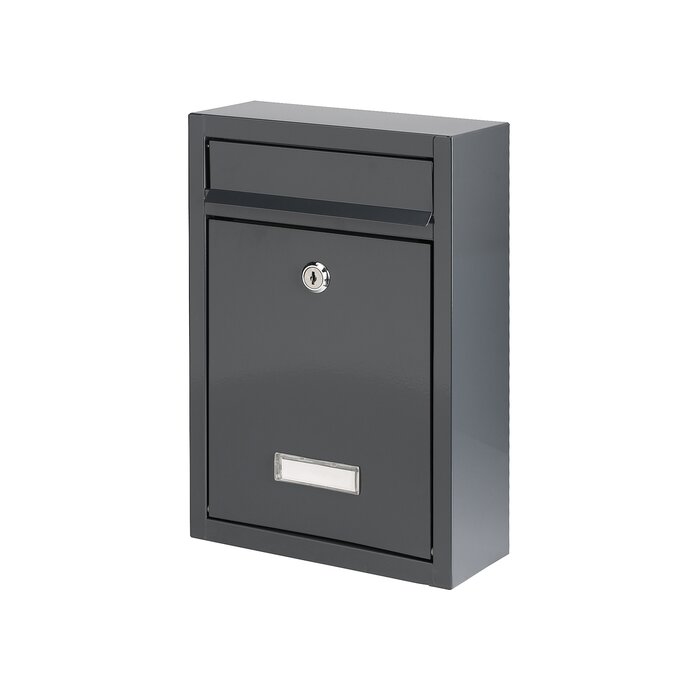 Sol 72 Outdoor Locking Wall Mounted Letter Box & Reviews | Wayfair.co.uk