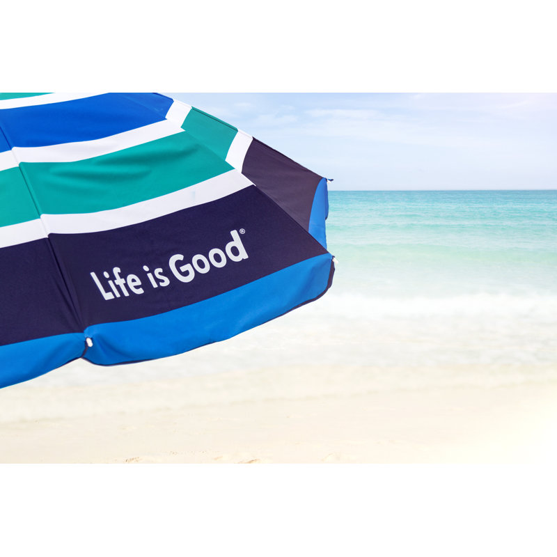 life is good beach umbrella
