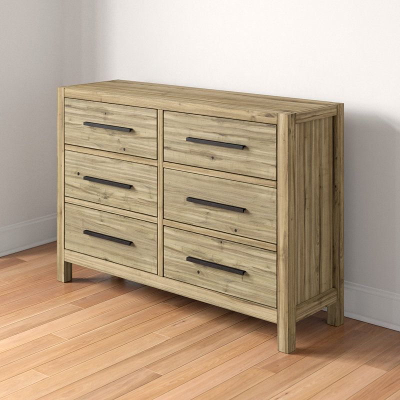 Three Posts™ Glynda 6 Drawer Double Dresser Wayfair