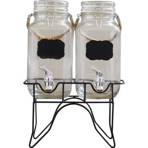 Oman 3 Piece 1 Gal Beverage Dispenser Set
