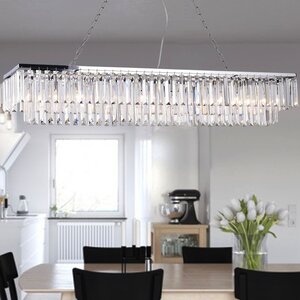 Hybris 8-Light Crystal Chandelier