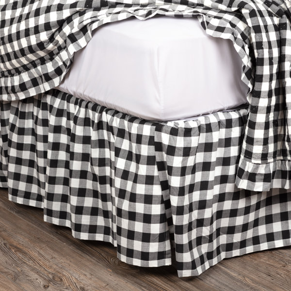 Gingham-dust-ruffle | Wayfair