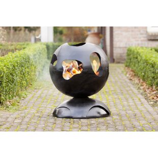 Atherste Steel Wood Burning Outdoor Fireplace By Sol 72 Outdoor