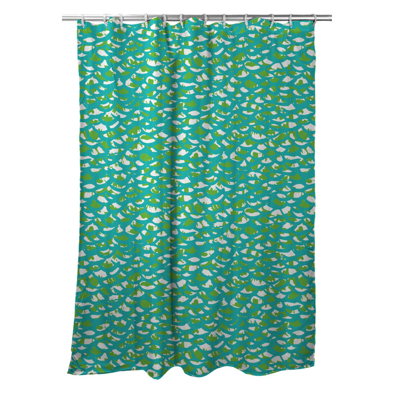 Highland Dunes Corinne Fish Scales Single Shower Curtain Wayfair