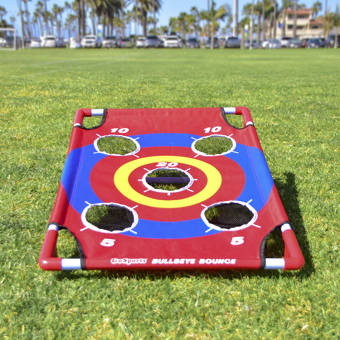 Gosports 2 X 3 Bullseye Bounce Plastic Cornhole Board Reviews Wayfair
