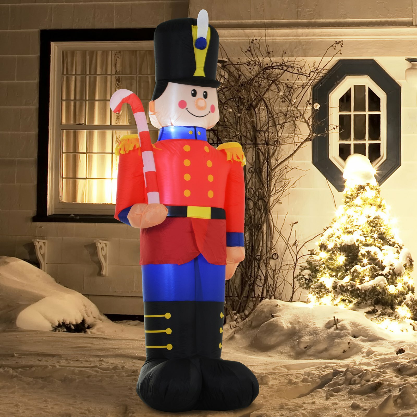 The Holiday Aisle Toy Soldier Nutcracker Inflatable Reviews Wayfair