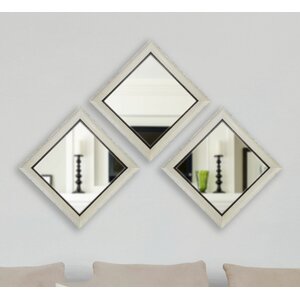 Square Wall Mirror (Set of 3)