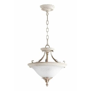 Harnois 2-Light Bowl Pendant