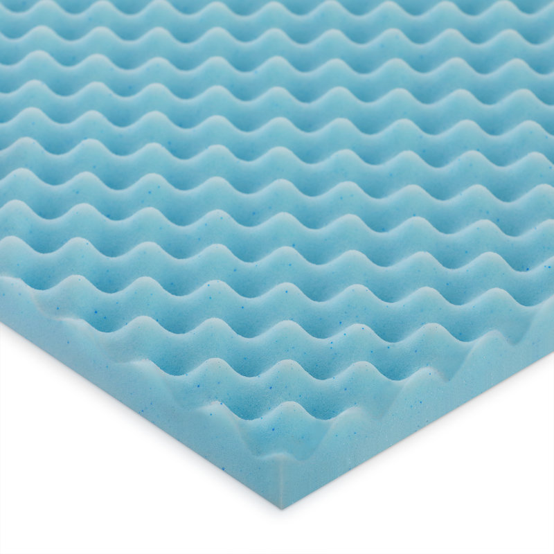 Alwyn Home Oleary Egg Crate 2 In Gel Memory Foam Mattress Topper Reviews Wayfair