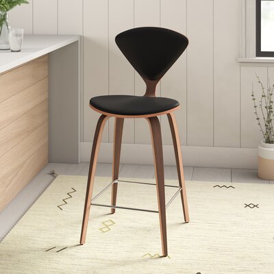 Olivia Genuine Leather Bar & Counter Stool | AllModern