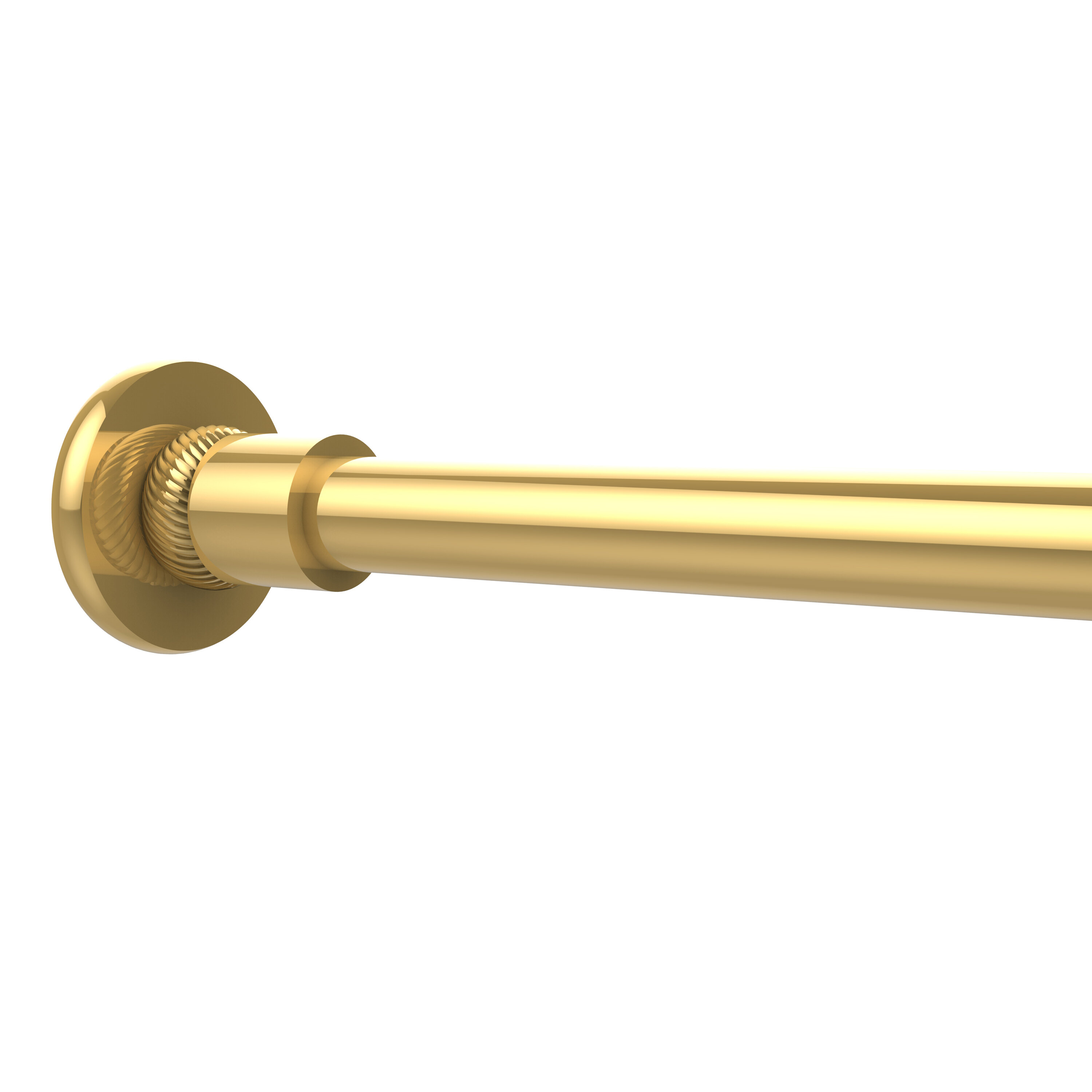 brass shower curtain rod and hooks