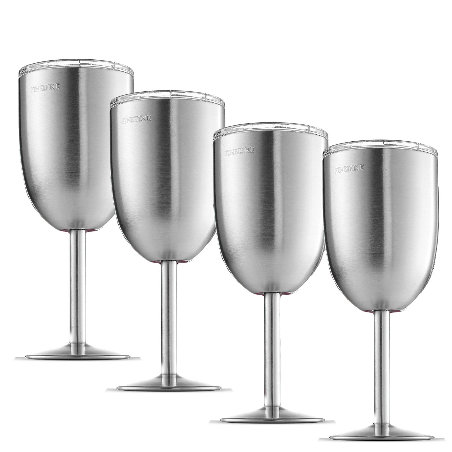 WElinks Stainless Steel Red Wine Glass Metal Stemmed Wine Glass Shatter Proof White Red Wine Cocktail Glasses Unbreakable BPA Free Goblets Juice Drink Champagne Goblet Party Barware Kitchen Tools