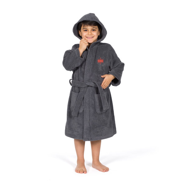 Alwyn Home Anouk Merry Christmas 100 Cotton Terry Cloth Bathrobe