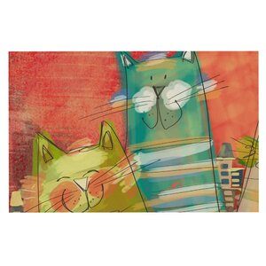 Carina Povarchik Gatos Cat Doormat