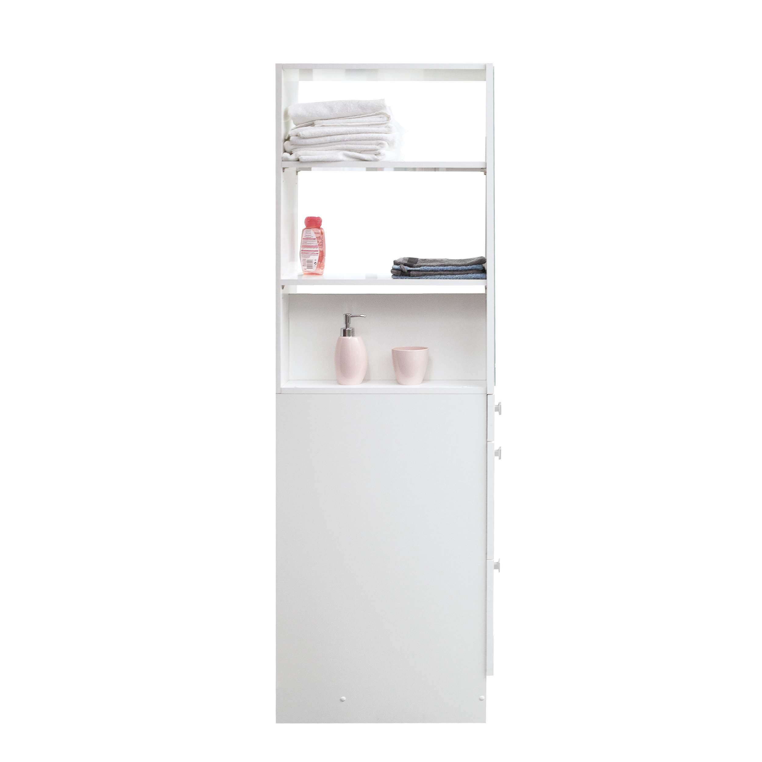 Tema Split 9 5 W X 71 H X 20 D Free Standing Bathroom Cabinet Perigold