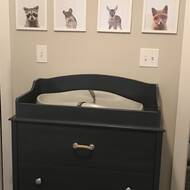 aviron changing table