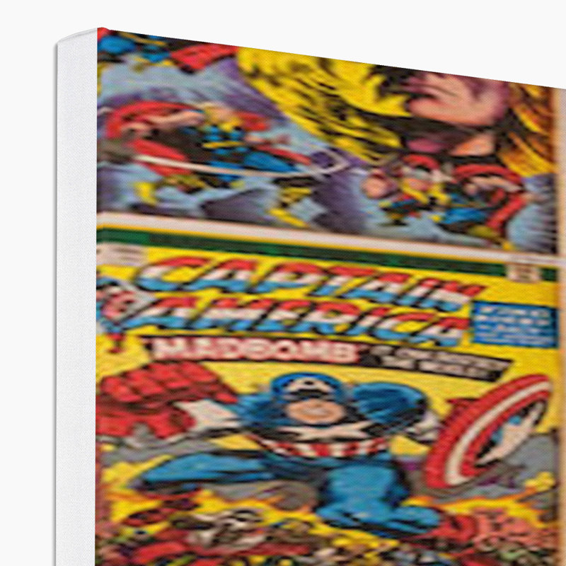 Marvel Wallpaper Display Created From Covers Of Marvel Comics The