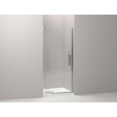Pinstripe 3875 X 7225 Pivot Shower Door Kohler Finish Brushed Nickel