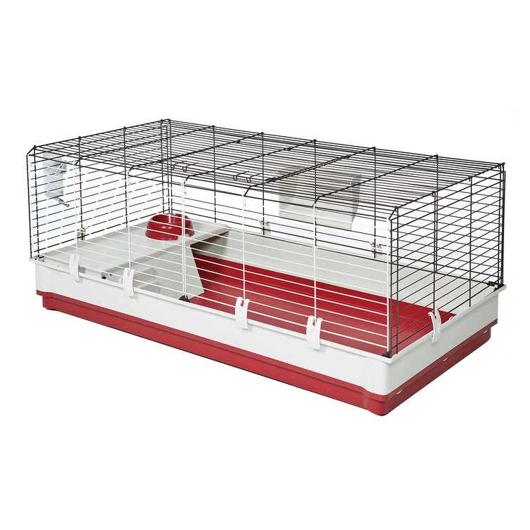 Large Green Rabbit Wire Cage Metal Habitat Ferret Guinea Pig Small Pet Enclosure 