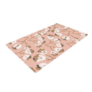 Very Sarie Hope for the Flowers III Pink/White Area Rug