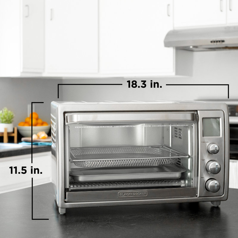 Black Decker Crisp Bake Air Fry Countertop Oven Reviews Wayfair