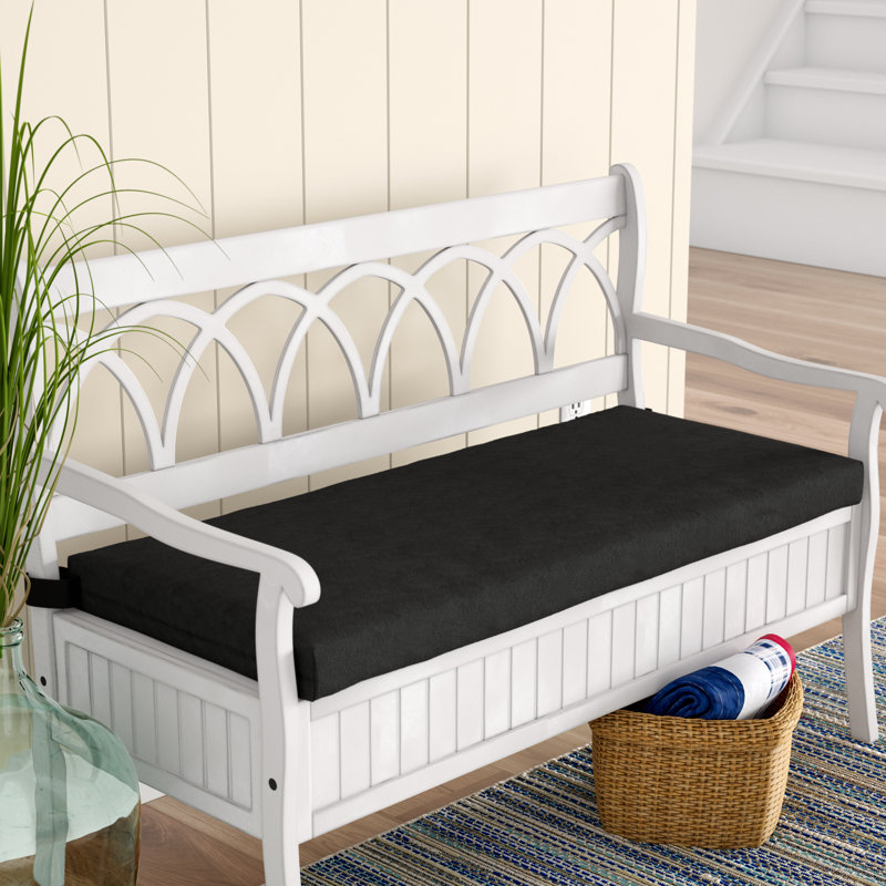 Highland Dunes Microsuede Indoor Bench Cushion Reviews Wayfair