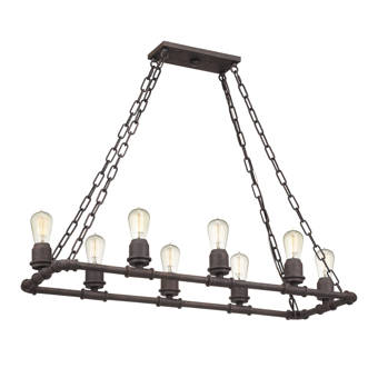 Orren Ellis Nickerson 1 Light Unique Statement Geometric Pendant Wayfair